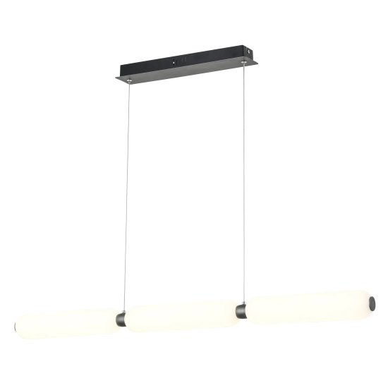 Catkin lampa wisząca czarny mat LED 3x8W 4000K 1920lm 339103-30 REALITY